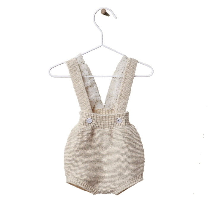 Shoulder Straps Shortie Beige