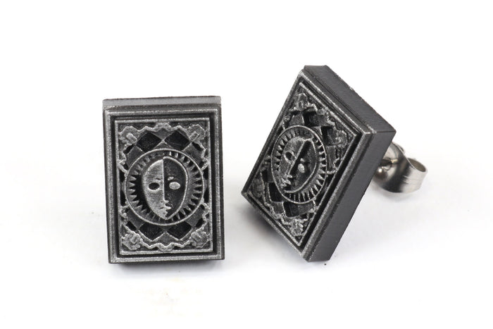 Persona 3 Reload Shuffle Time Glow Earrings - Persona 3 Card - Major Arcana Card - Persona Gift / Persona 3 - Granted Persona | ERG1