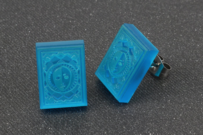 Persona 3 Reload Shuffle Time Glow Earrings - Persona 3 Card - Major Arcana Card - Persona Gift / Persona 3 - Granted Persona | ERG1