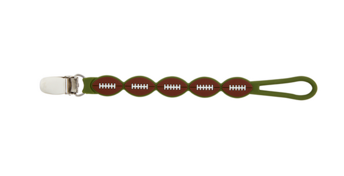 Silicone Pacificer Straps - Pine & Moss