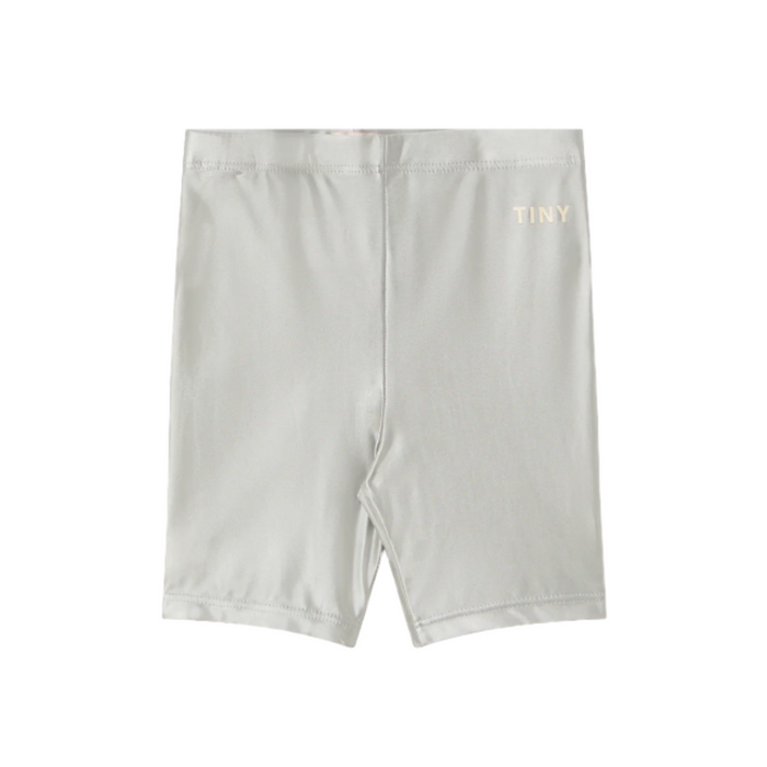 Tiny Cottons Silver Biker Shorts Silver