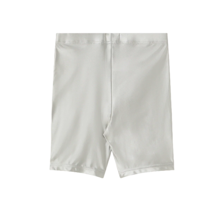 Silver Biker Shorts Silver
