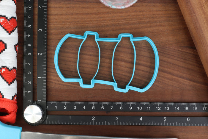 Skillful Snowboarding Cookie Cutters - Snowboard, Snowboarder Cat, Snowboarder Outline, Snowboarding Goggles, Snowboarding Mitten - Sports