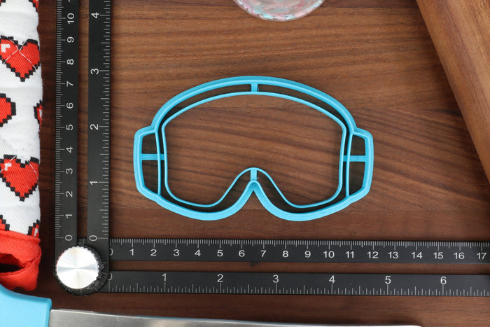 Skillful Snowboarding Cookie Cutters - Snowboard, Snowboarder Cat, Snowboarder Outline, Snowboarding Goggles, Snowboarding Mitten - Sports