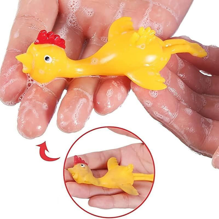 Slingshot Chicken Flying Finger Toy