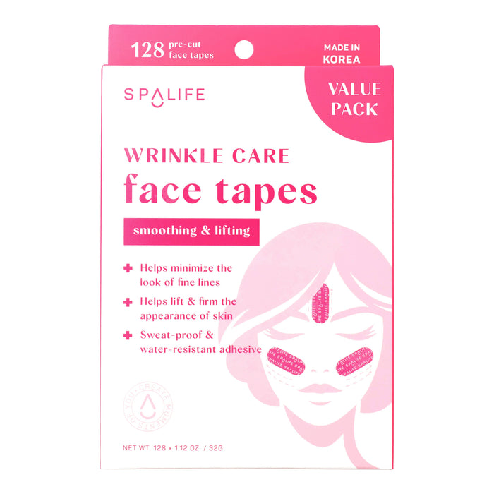 SpaLife Wrinkle Care Face Tapes | 128 Count