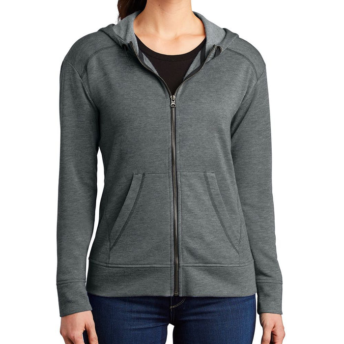 Sport-Tek Women's PosiCharge Tri-Blend Full-Zip Hoodie