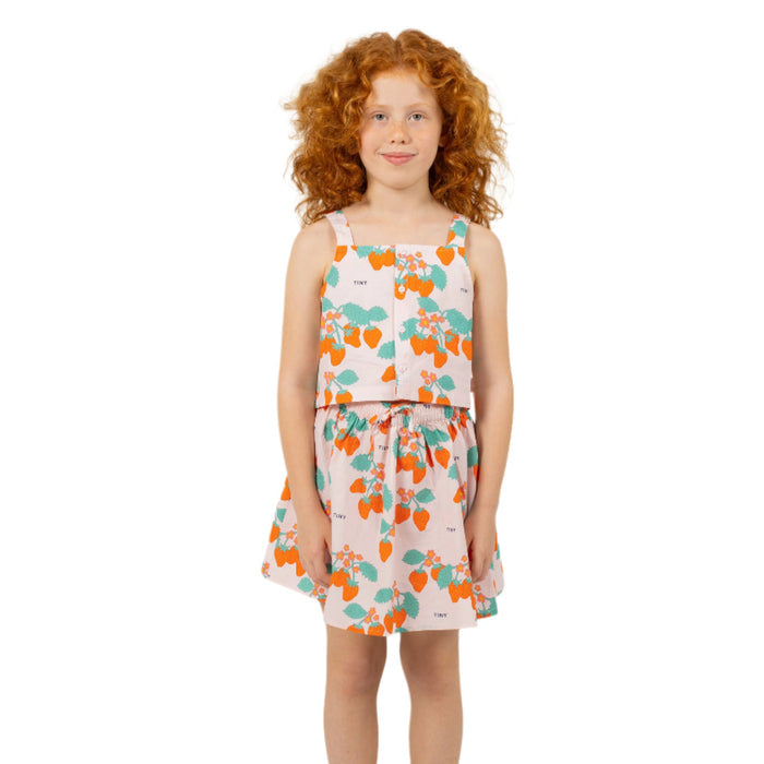 Strawberries Skirt Pink