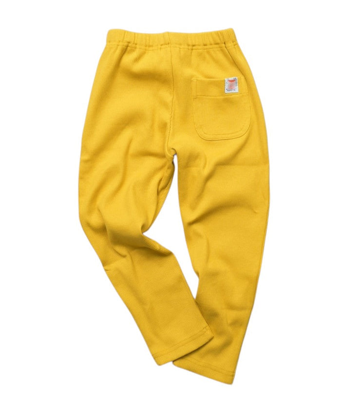 Stretch Plain Leggings Yellow