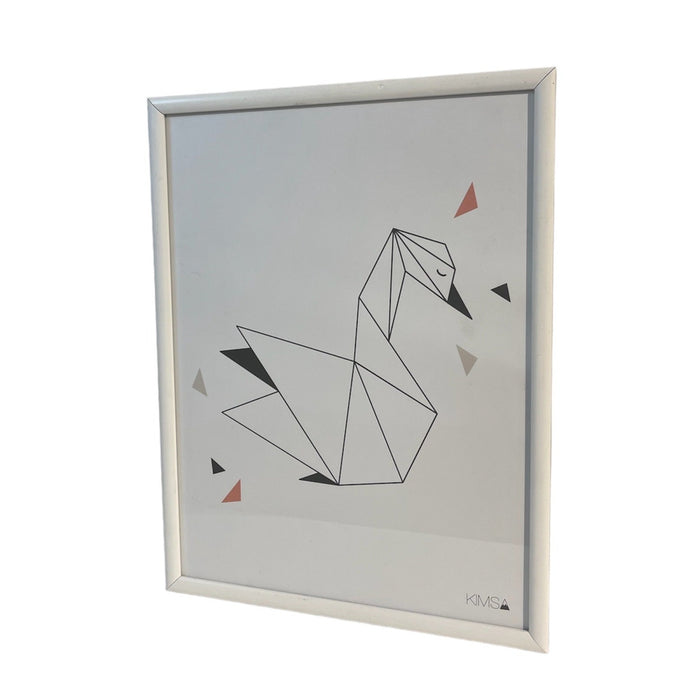 Swan Geometric Poster