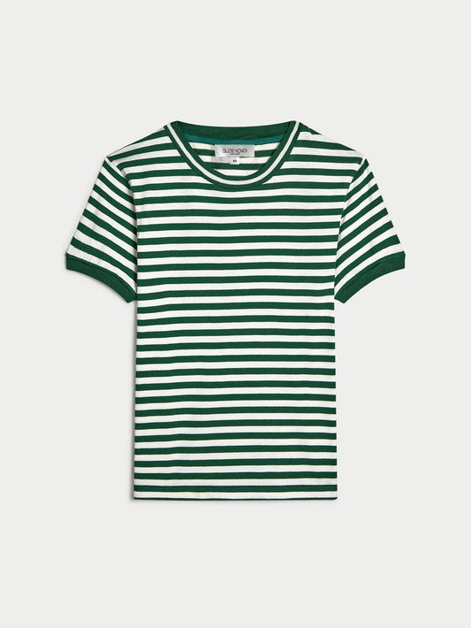 Grass-Ivory Stripe