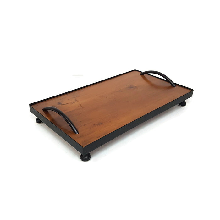 table top riser serving tray reclaimed handmade