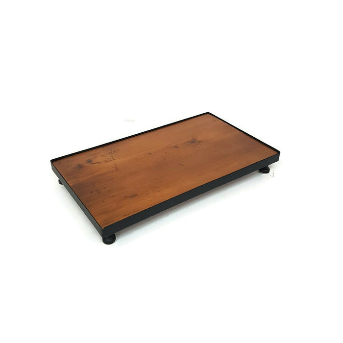 table top riser serving tray reclaimed handmade