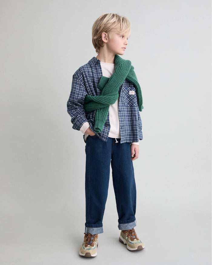 Tartan Shirt Navy