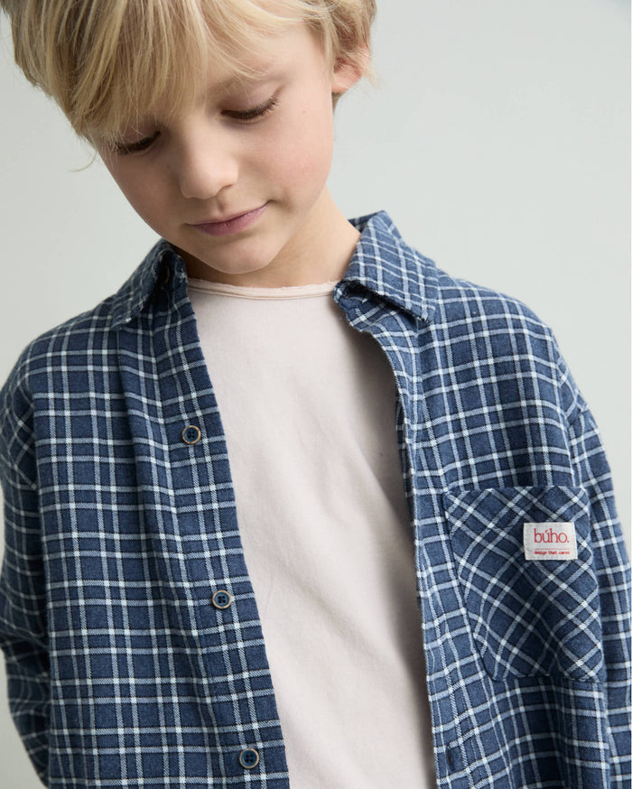 Tartan Shirt Navy