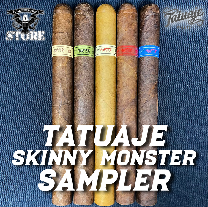 TATUAJE SKINNY MONSTER 6 - COUNT SAMPLER - Cigar Federation