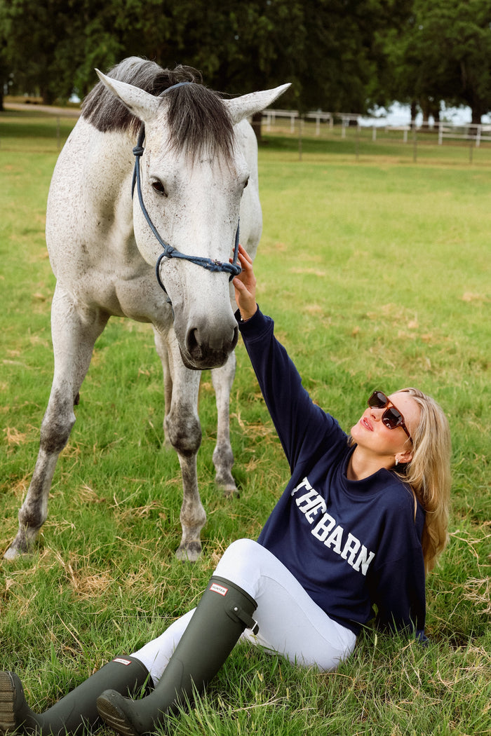 The Barn Dallas 'The Mockneck' Sweatshirt - Summer Edit - Equiluxe Tack