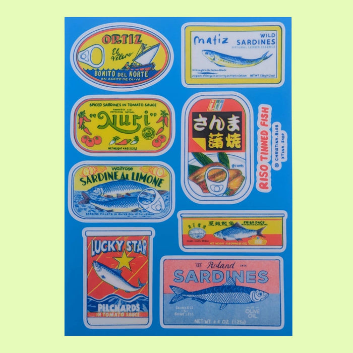 Tinned Fish Sticker Sheet