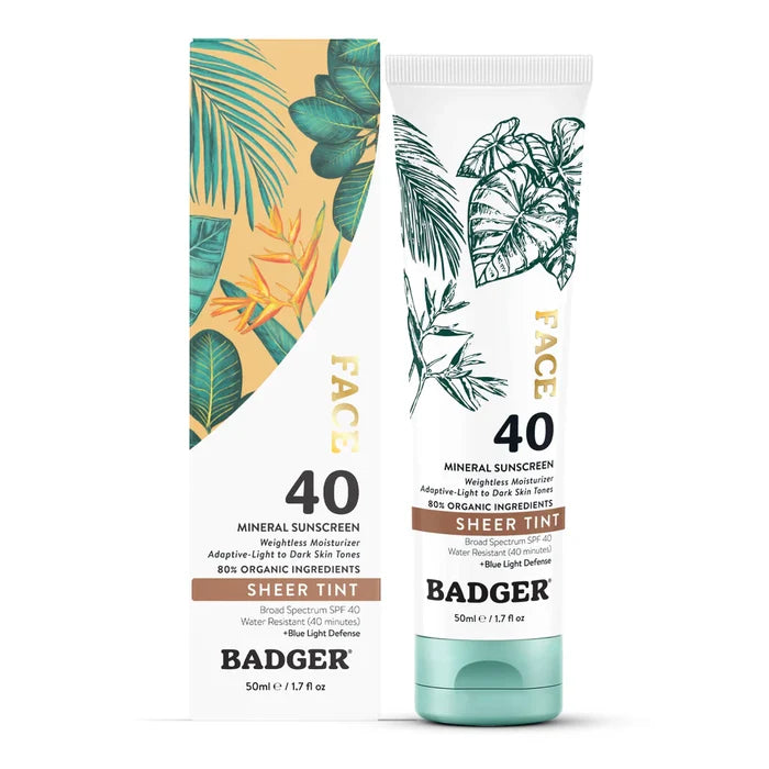 Tinted Face Mineral Sunscreen--SPF 40