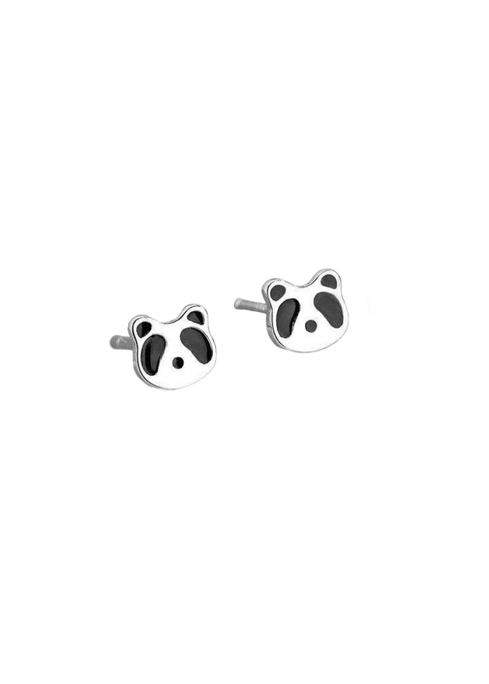 AM Jewelry Panda Stud Earrings
