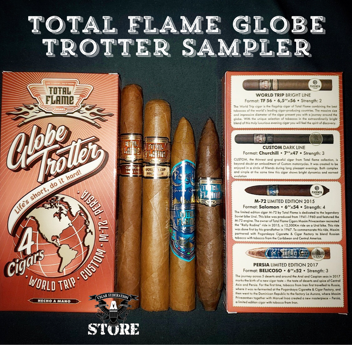 Total Flame Globe Trotter Sampler