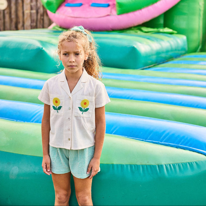 Tournesol Broderie Shirt Ecru