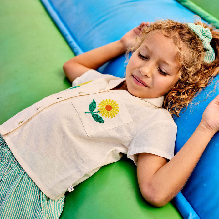 Tournesol Broderie Shirt Ecru