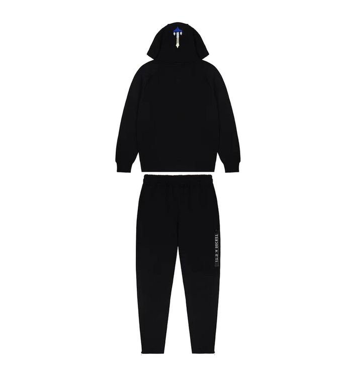 Trapstar Chenille Decoded 2.0 Hoodie Tracksuit Black/Ice Edition