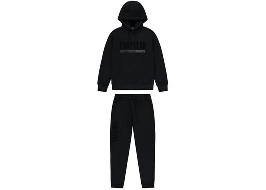 Trapstar Chenille Decoded 2.0 Hoodie Tracksuit Blackout Edition