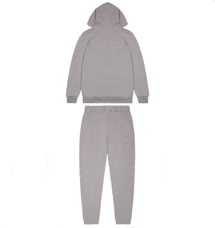 Trapstar Chenille Decoded Hoodie Tracksuit Grey/Red