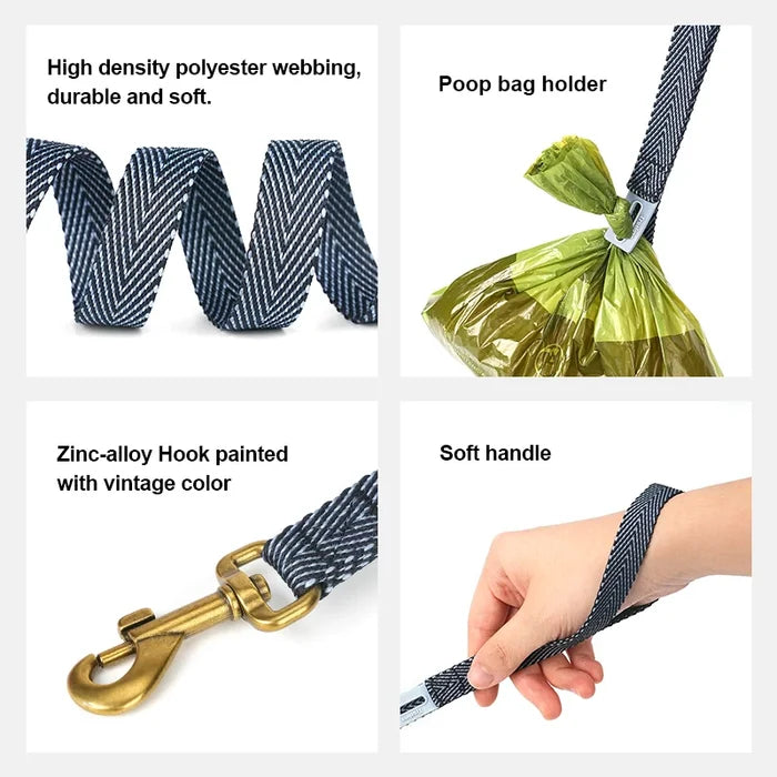 Truelove Comfort Fashionable Series Harness Leash Suit Convenient Poop Bag Dispenser TLH2912 - Dog.Dog.Cat.
