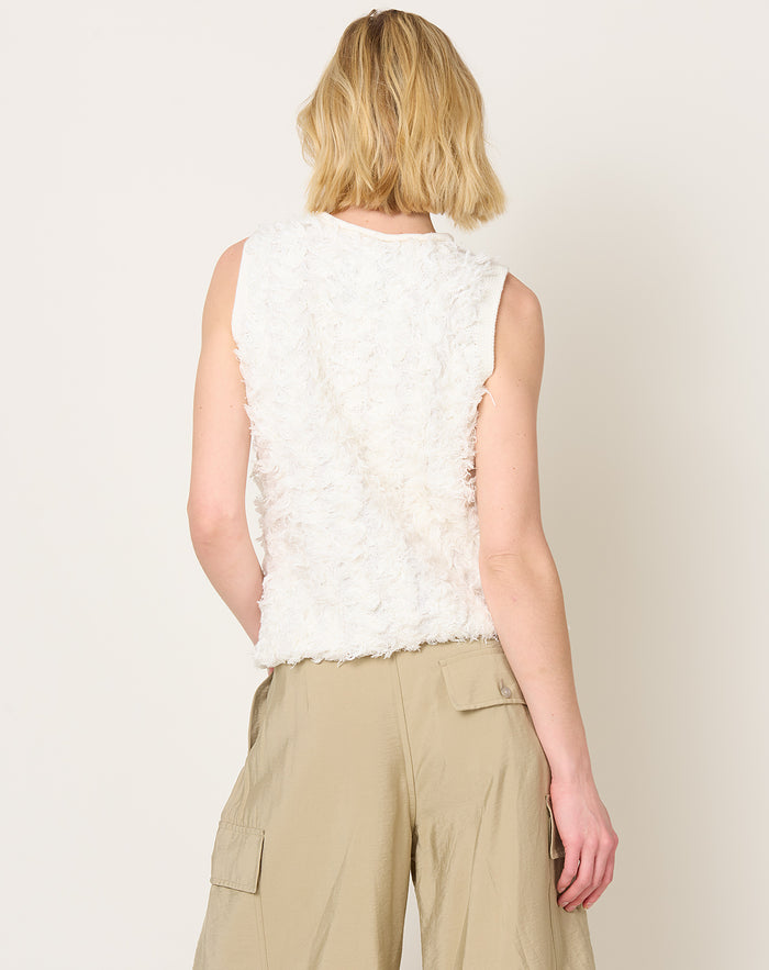 Lauren Manoogian Tufted Shell in Bone