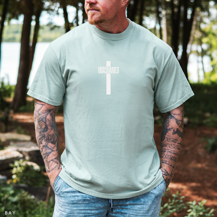 Unashamed Cross Christian Graphic T-Shirt
