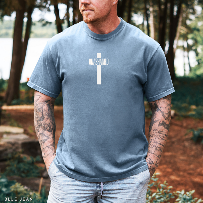 Unashamed Cross Christian Graphic T-Shirt