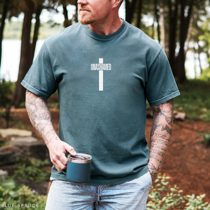Unashamed Cross Christian Graphic T-Shirt