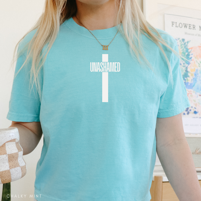 Unashamed Cross Christian Graphic T-Shirt
