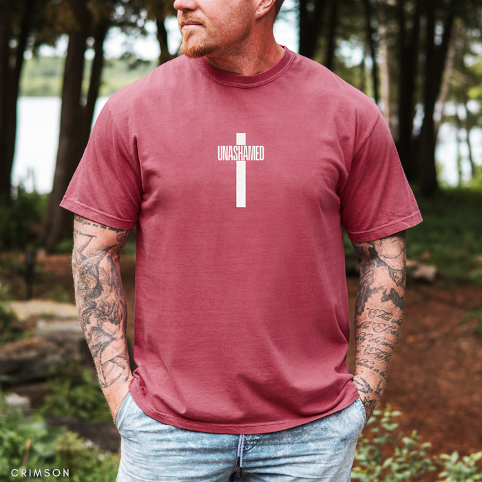 Unashamed Cross Christian Graphic T-Shirt