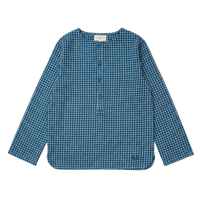 Uncle Shirt Twill Check Blue
