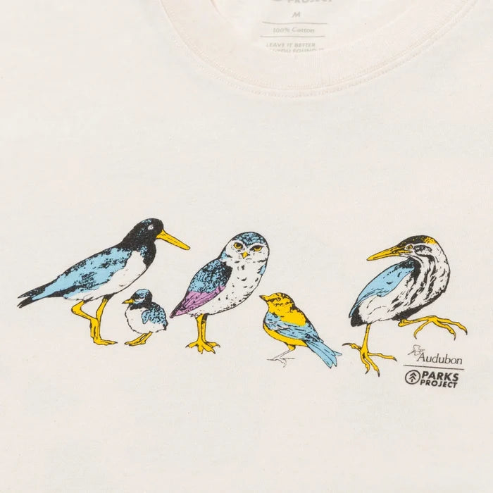 Unisex Parks Project x Audubon Bird Checklist Short Sleeve Tee Shirt