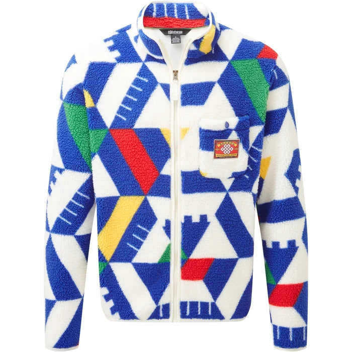 Unisex Tarcho Printed Full Zip Fleece Sweater