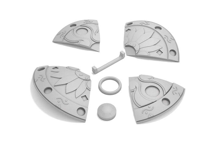 Urbosa Daybreaker Shield DIY Cosplay Prop Kit - Urbosa Cosplay Armor - Urbosa Gerudo Champion - Zelda Tears of the Kingdom Costumes & Props