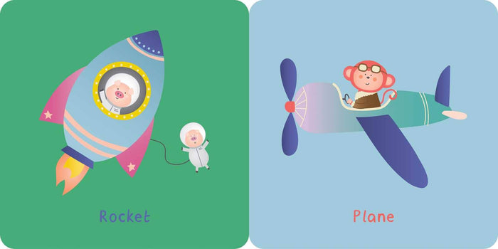 Vehicles: My First Rattle Book - Wee Bee Baby Boutique