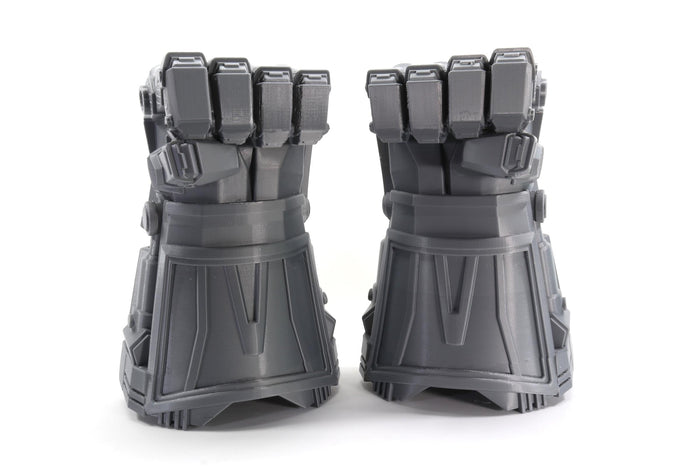 Punching Gloves DIY Cosplay Prop Kit - XVI Gauntlets, Large Mechanical, Artificer Gloves