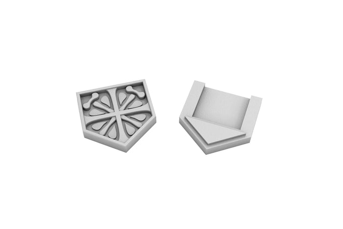 Vincent's Coat Buckles DIY Cosplay Prop Kit - Vincent Chest Buckles for Belt - Collar Buckles - Dirge of Cerberus Cosplay - Final Fantasy 7
