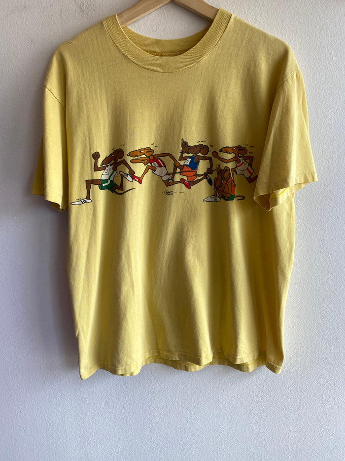 Vintage 1970’s Crazy Shirts “Rat Race” T-Shirt