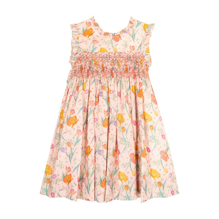 Viola Dress Orange Pink