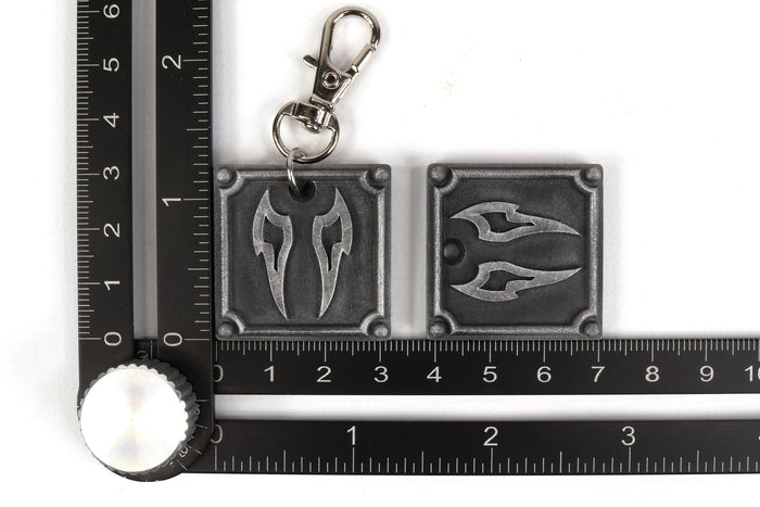 Viper FFXIV Job Charm - VPR Metal Resin, Final Fantasy 14 FF14 Soul Crystal Keychain / Necklace | 1 KY1