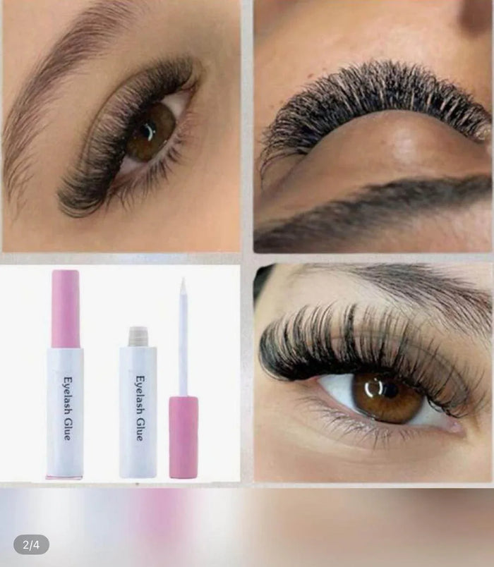 Waterproof Eyelash Glue - Long-Lasting False Lashes - Makeup Tools & Brushes - Pinky Cosmetics -- United Arab Emirates -- Pinky Cosmetics
