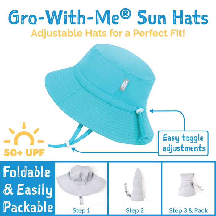 Waves | Aqua Dry Bucket Hat - Wee Bee Baby Boutique