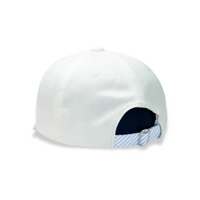 White GOLF Baseball Hat - Youth